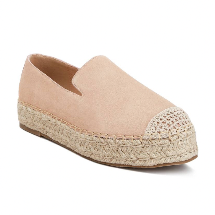 Ellerie Suede Flatform Heel Espadrilles