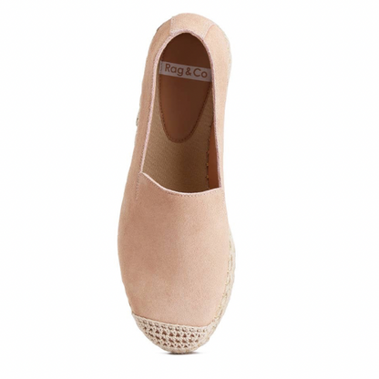 Ellerie Suede Flatform Heel Espadrilles