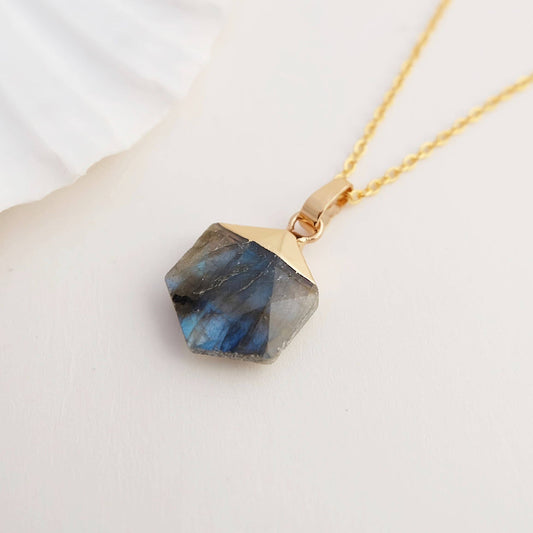 Labradorite Semi Precious Stone Necklace