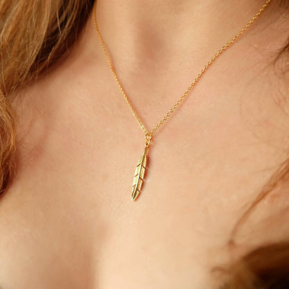 Feather Charm Necklace