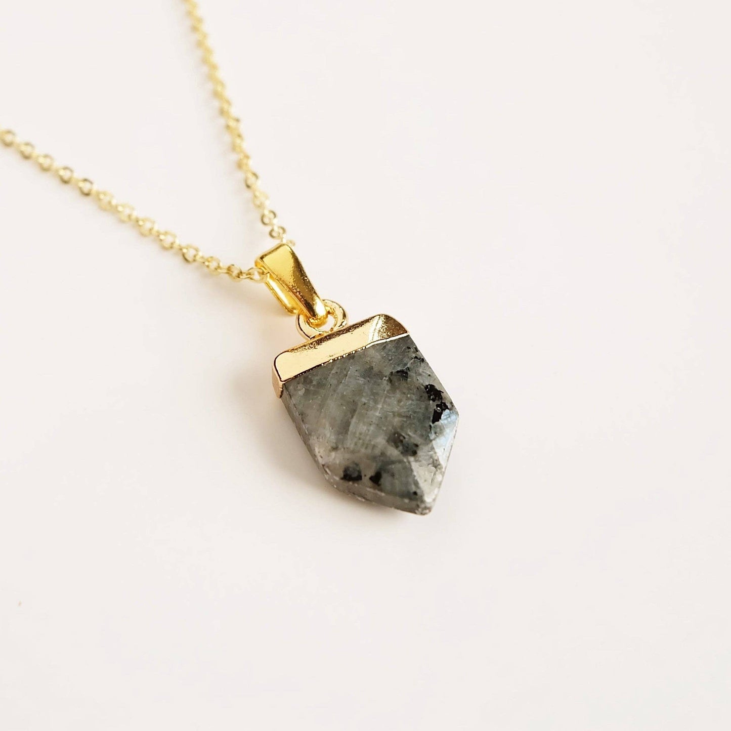 Larvikite Gemstone Necklace