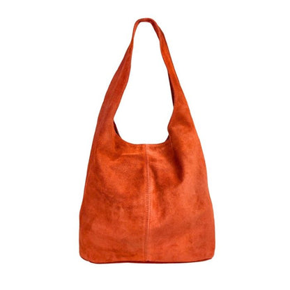 Orange Suede Bag