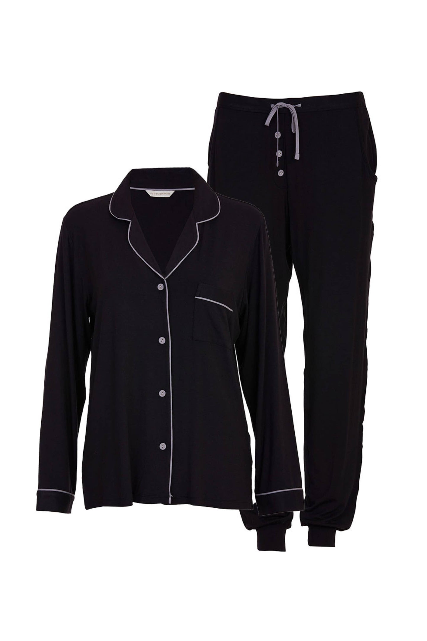 Parker Black Revere Jersey Pyjama Set