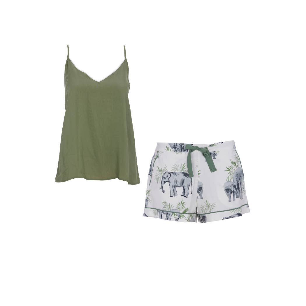 Eloise Sage Elephant Cami and Short